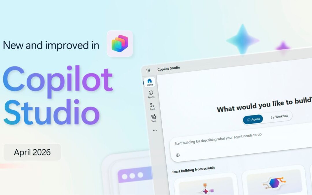 rewrite this title in other words: What’s new in Copilot Studio: April 2026 updates and features